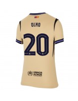 Barcelona Dani Olmo #20 Bortedrakt Dame 2025-26 Korte ermer